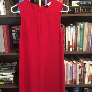 Red LOFT Sleeveless Dress - size 0